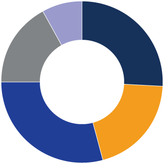 Diagramme circulaire du Portefeuille indiciel de croissance maximale Precision MD